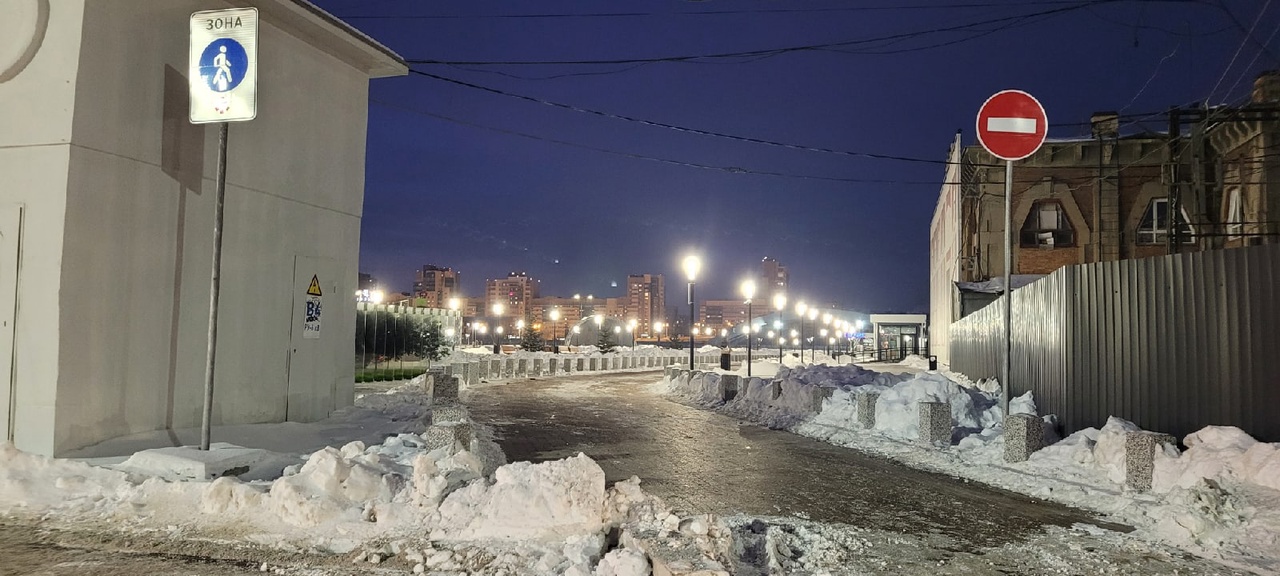 Вход на набережную Челябинска не радует глаз