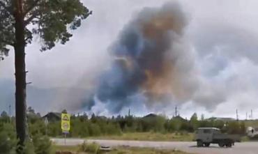 Фото Пожар вблизи поселка Вязовая локализован