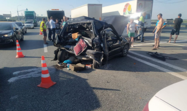Фото В Каслинском районе в столкновении с грузовиком погиб водитель ВАЗа, пассажир в больнице