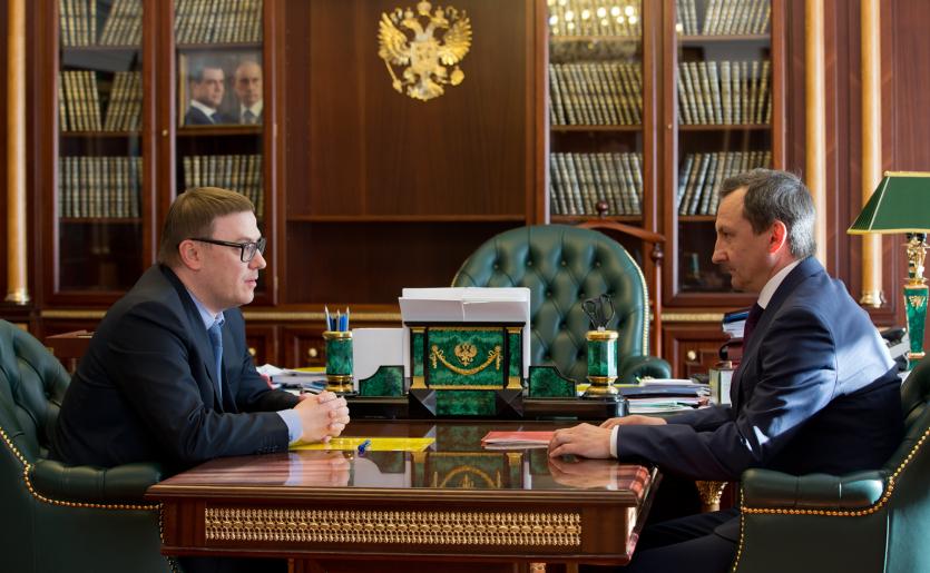 Фото Алексей Текслер встретился с новым руководителем Челябинского областного суда