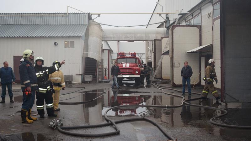 Фото Ночной пожар в Еманжелинске никак не сказался на работе «Ромкора»