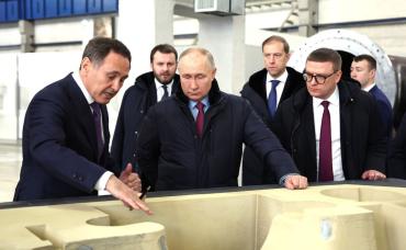 Фото Путин после знакомства с ПГ «Конар»: Если бы не санкции, не было бы такого объема заказов
