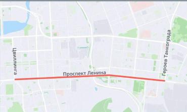 Фото В Челябинске стартует ремонт проспекта Ленина на участке от Героев Танкограда до Цвиллинга