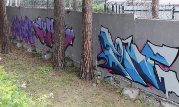 Фото В Челябинске появилась стена для свободного рисования граффити