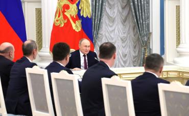 Фото Сформирован новый состав кабмина РФ – Путин встретился с членами правительства